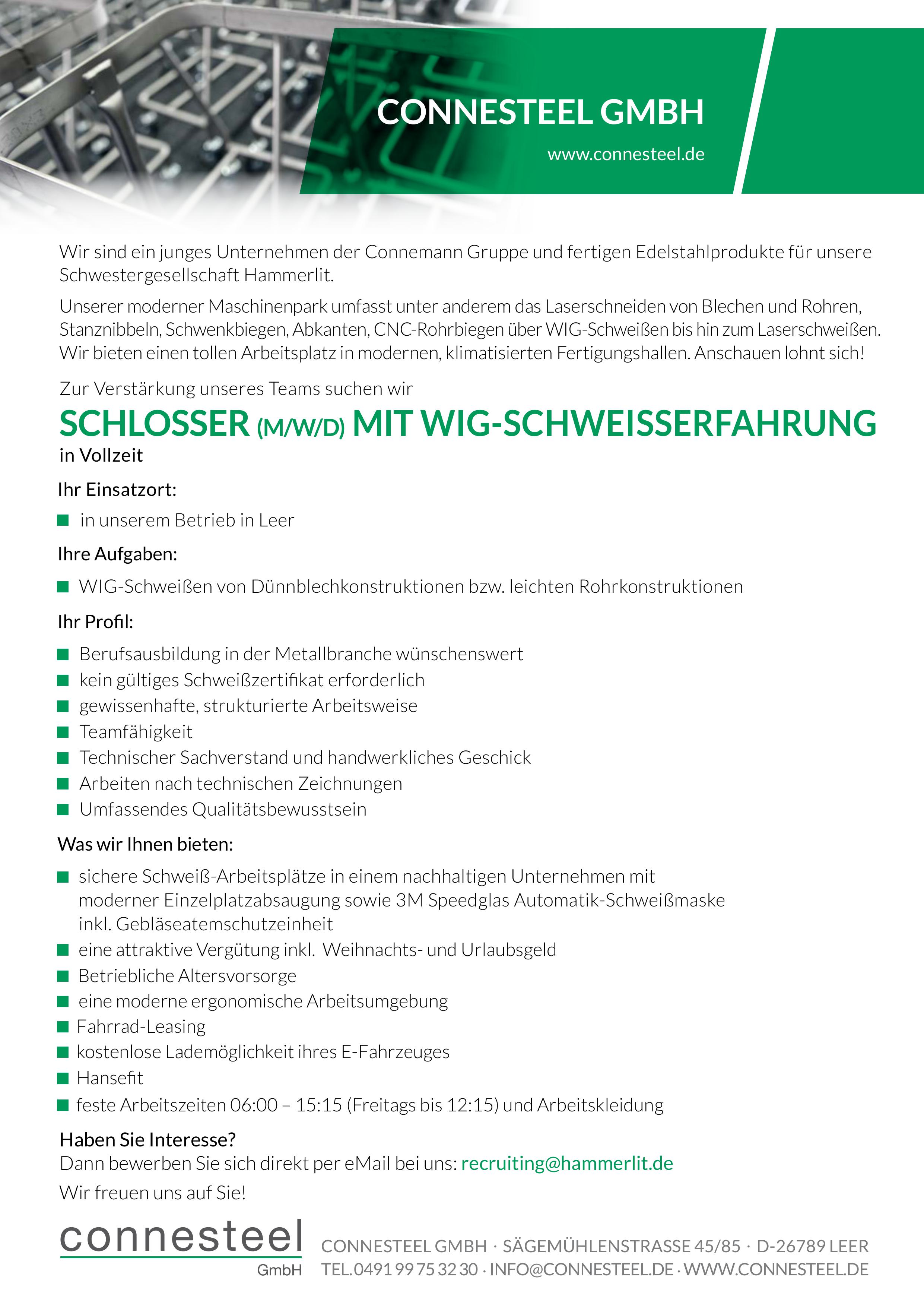 Ansicht Connesteel